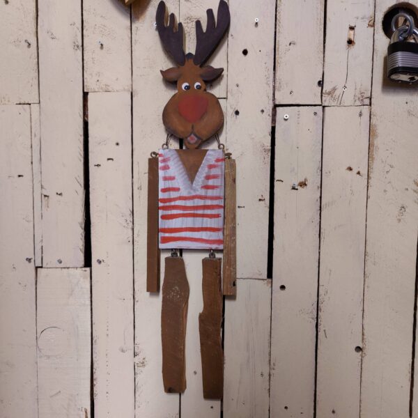 Μαριονέτα ξύλινη τάρανδος