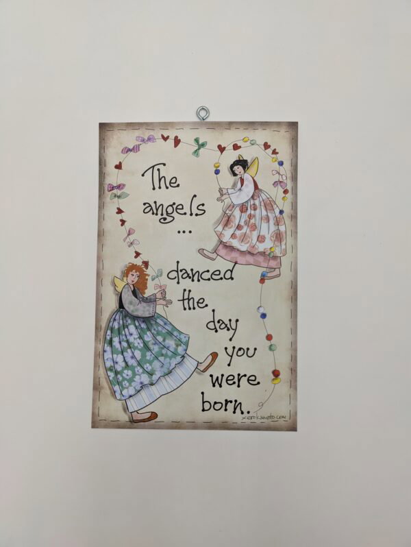 " The angels danced...", χεροκάμωτο στον Βύρωνα