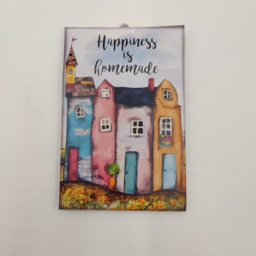 "happiness is homemade", χεροκάμωτο από το 1978 στον Βύρωνα, δώρα με νόημα