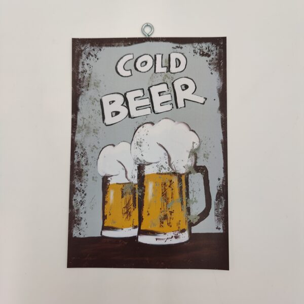 "COLD BEER", χεροκάμωτο από το 1978, δώρα με νόημα