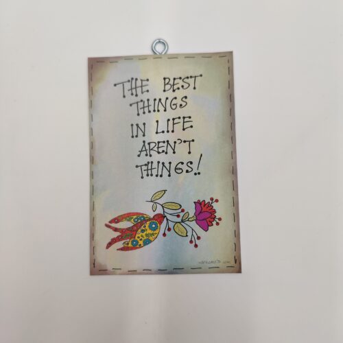 "THE BEST THINGS...",