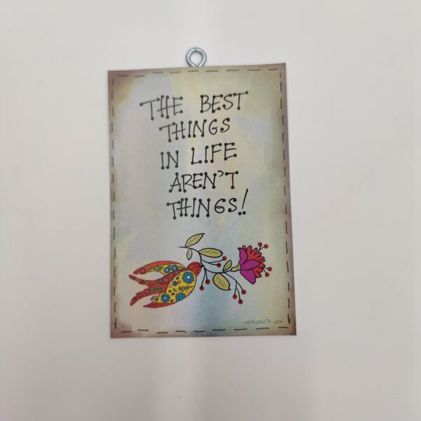 "THE BEST THINGS...",