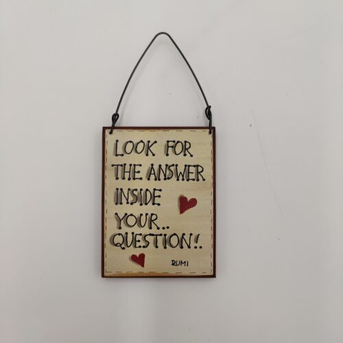 "LOOK FOR THE ANSWER" xerokamwto ombra