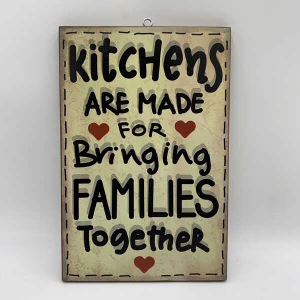 Πινακίδα "Kitchens are made for" - xerokamoto